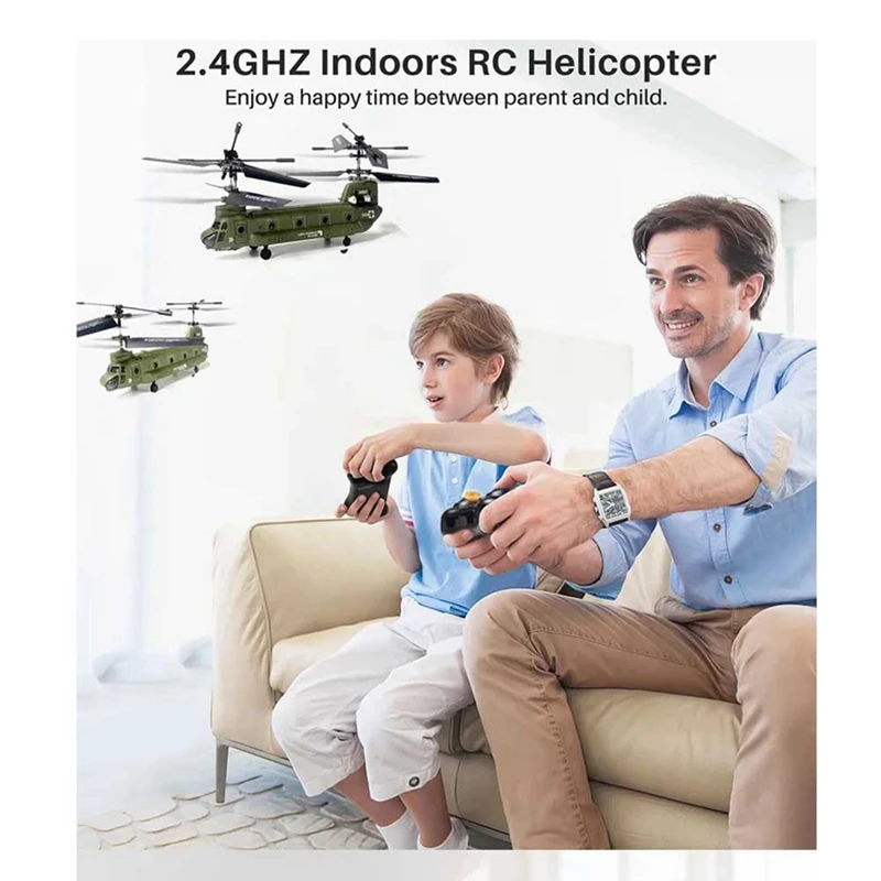 RC Helicopter S026H Double Propeller Fixed-Height Transport Aircraft Rc Airplane Remote Control Toys Gift For Kids