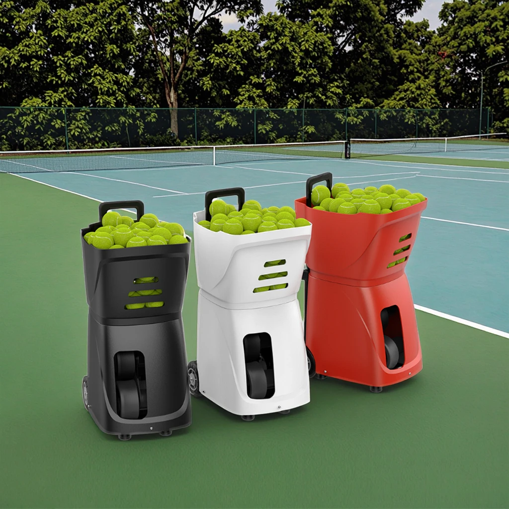 

Многофункциональная профессиональная машина для теннисного мяча Padel, уличная машина для управления через приложение, машина для запуска теннисных мячей, тренировочная машина для стрельбы