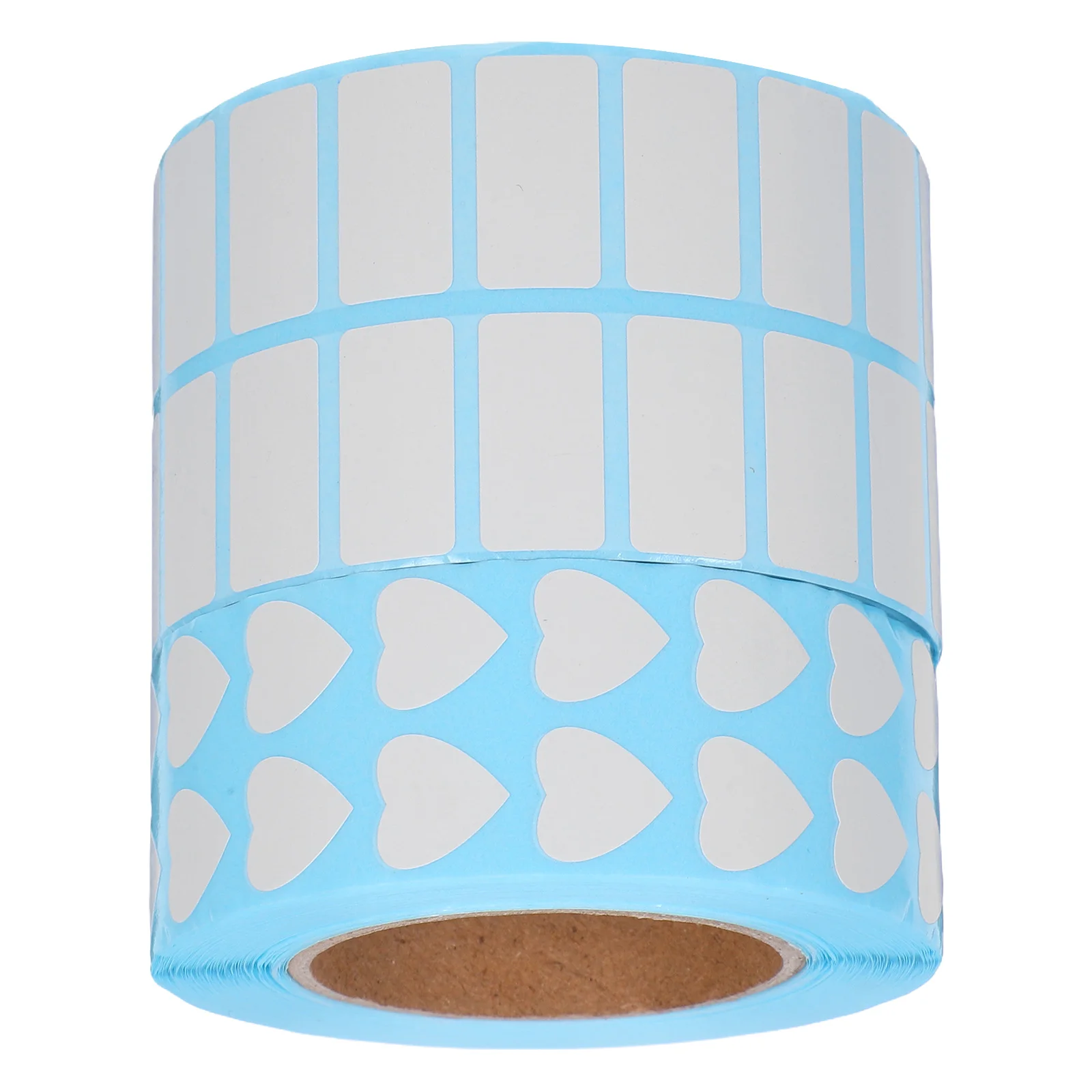 

2 Rolls Sticker White Blank Self Adhesive Labels Storage Container Jar Spice Rack Canning Glass Bottle Heart