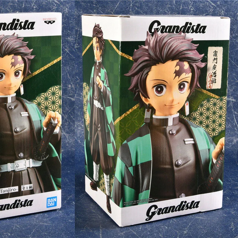 W magazynie oryginalny Banpresto Demon Slayer Kamado Tanjirou rysunek Anime oryginalne kolekcjonerskie pudełko Model lalki zabawka ozdoba prezent