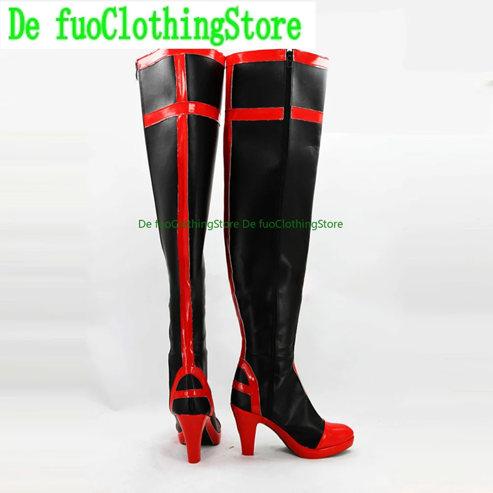 

DefuoClothing KILL La KILL Ryuko Matoi Обувь для косплея Сапоги Игра Аниме Игра Ролевая игра Реквизит для вечеринки на Хэллоуин Обувь Сапоги