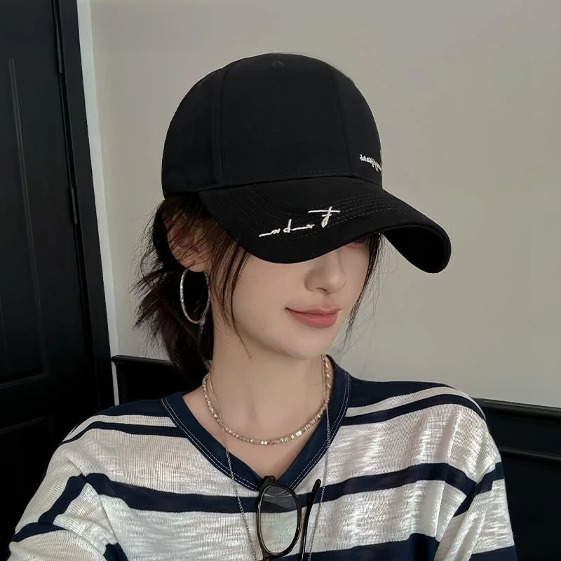 women's-large-head-circumference-baseball-cap-monstar-duckbill-hat-fashionable-face-slimming-sunscreen-cap-cotton-round-top