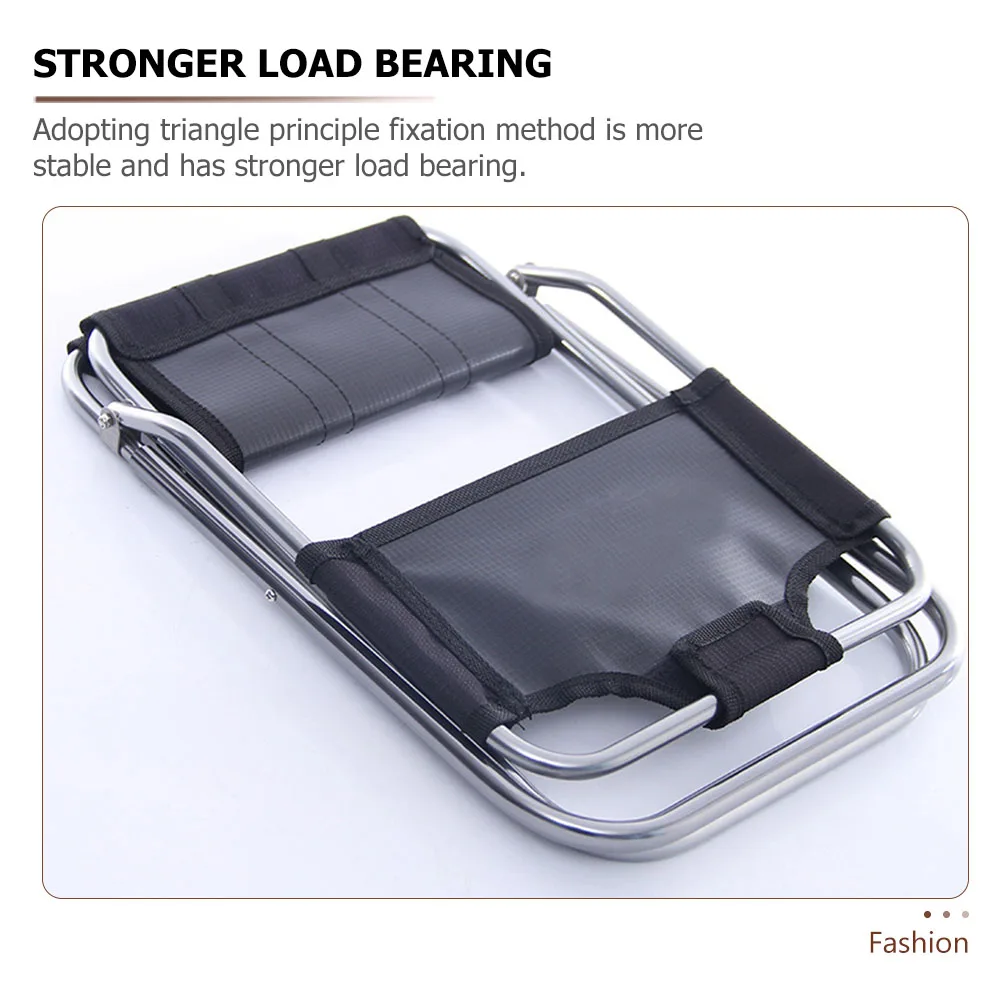 

1pcs Portable Fishing Foldable Aluminum Alloy Stool Camping Outdoor Compact Space-Saving Lightweight Durable Load-Bearing Travel