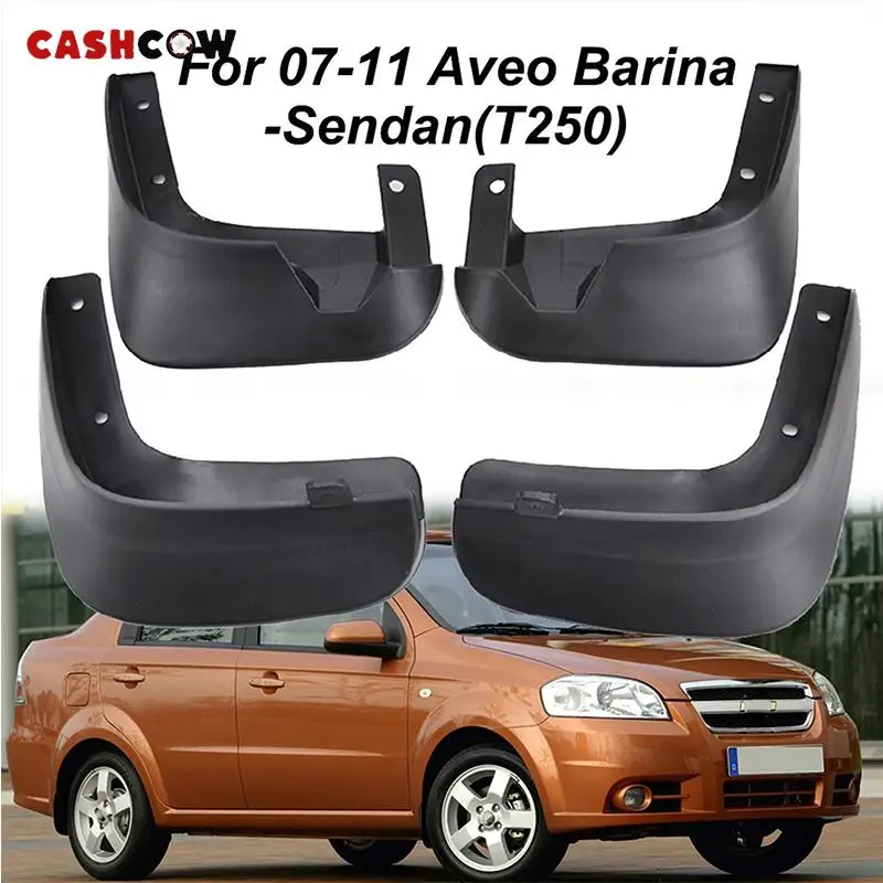 Mudguards For Chevrolet Aveo T250 Daewoo Gentra Holden Barina TK Pontiac G3 2007 - 2011 Front Rear Fender Mud Flaps Splash Guard