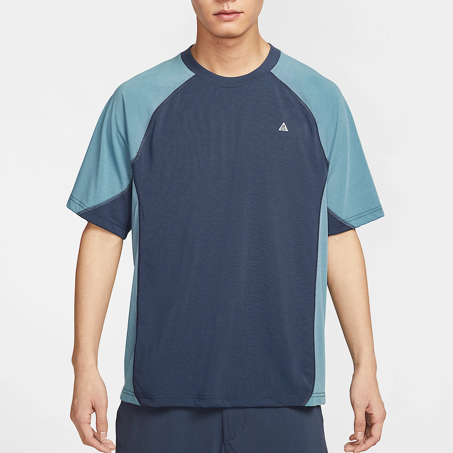 Nike genuine ACG Dri FIT ADV men's retro patchwork short sleeved shirt HJ2882-437