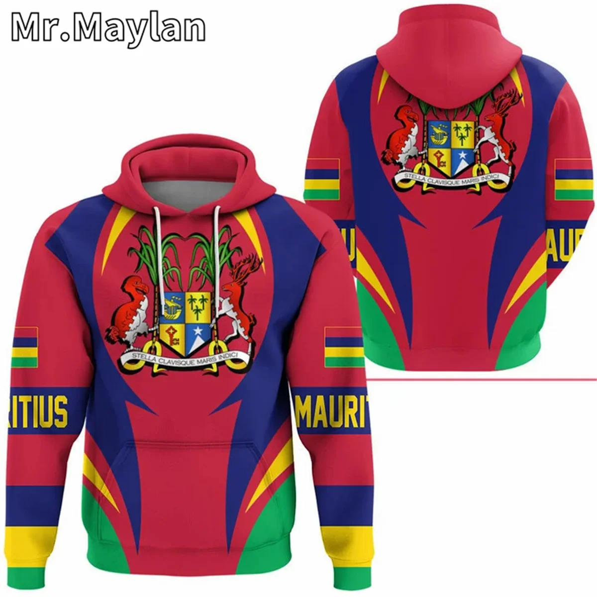 

AFRICAN HOODIE Country MAURITIUS Flag 3D Printed Unisex Hoodies Men/Women Streetwear Zip Pullover Casual Jacket Tracksuits YH-55