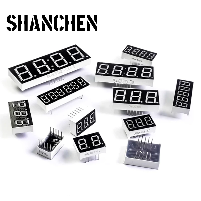 5pcs 0.28 0.36 0.4 0.56 Inch Digital Tube LED Display 1Bit 2Bit 3Bit 4Bit Display Common Anode / Cathode 7 Segment  Led Display