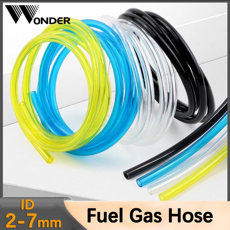 1-20M Fuel Gas Hose String Tube For Trimmer Chainsaw Blower Tools Oil fuel pipe Yellow/Transparent/Black/Blue