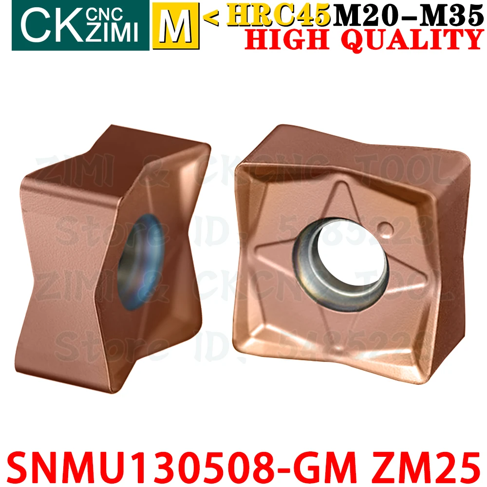 SNMU130508-GM ZM25 SNMU 130508 GM ZM25 SNMU 130508EN GM كربيد إدراج تغذية سريعة طحن إدراج التصنيع باستخدام الحاسب الآلي فهرسة أدوات تعدين القطع الثقيلة