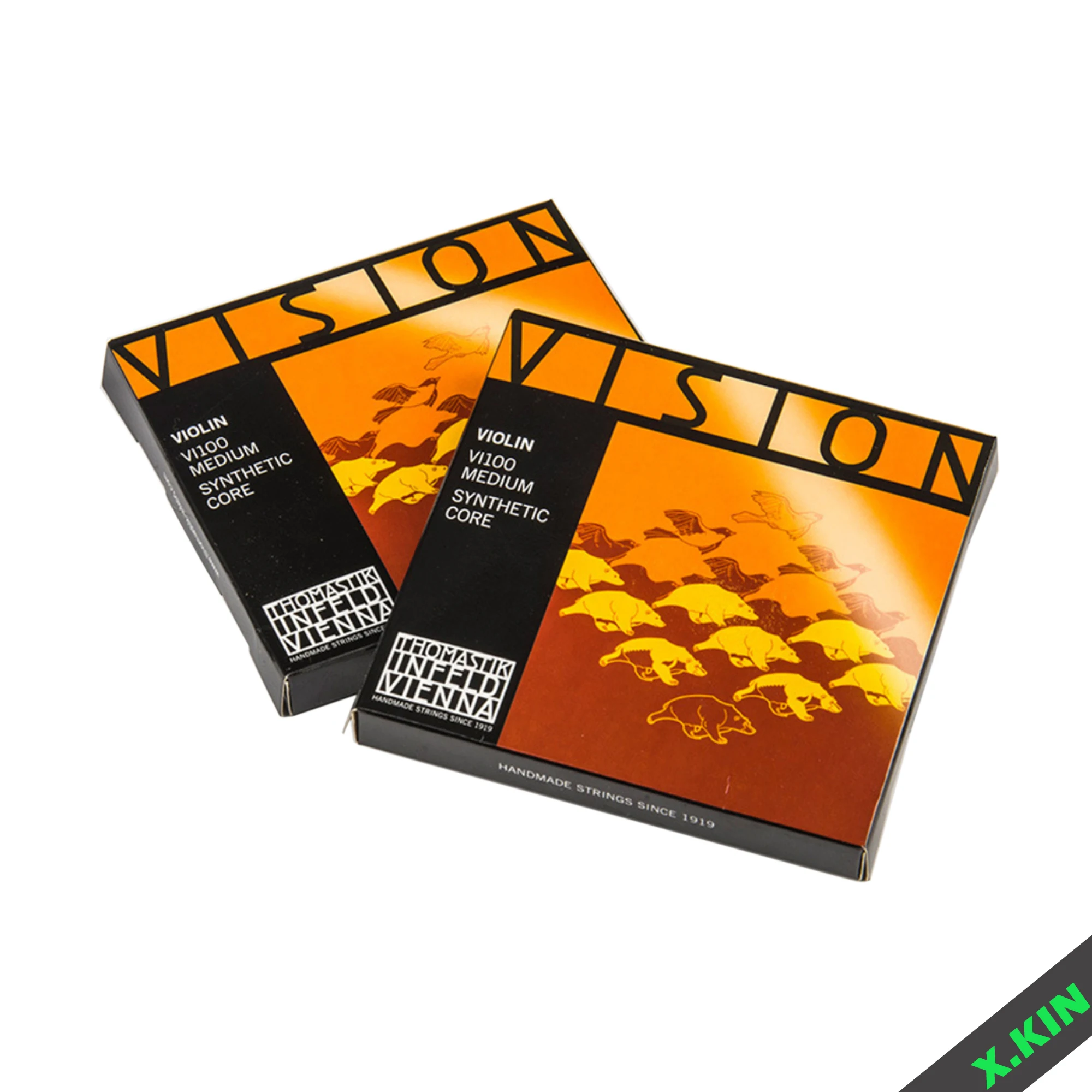 

Thomastik Vision Vi100 Violin Strings 4/4 E, A, D, g Full Set Ball End