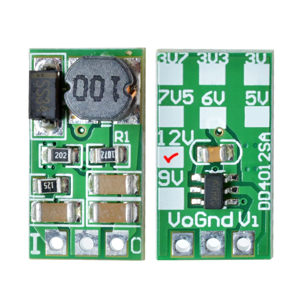DC-DC DC 5-40V auf 3V 3.3V 3.7V 5V 6V 7.5V 9V 12V 1A Abwärtswandler-Modul Spannungsreglerplatine ohne Pins – Detail 3
