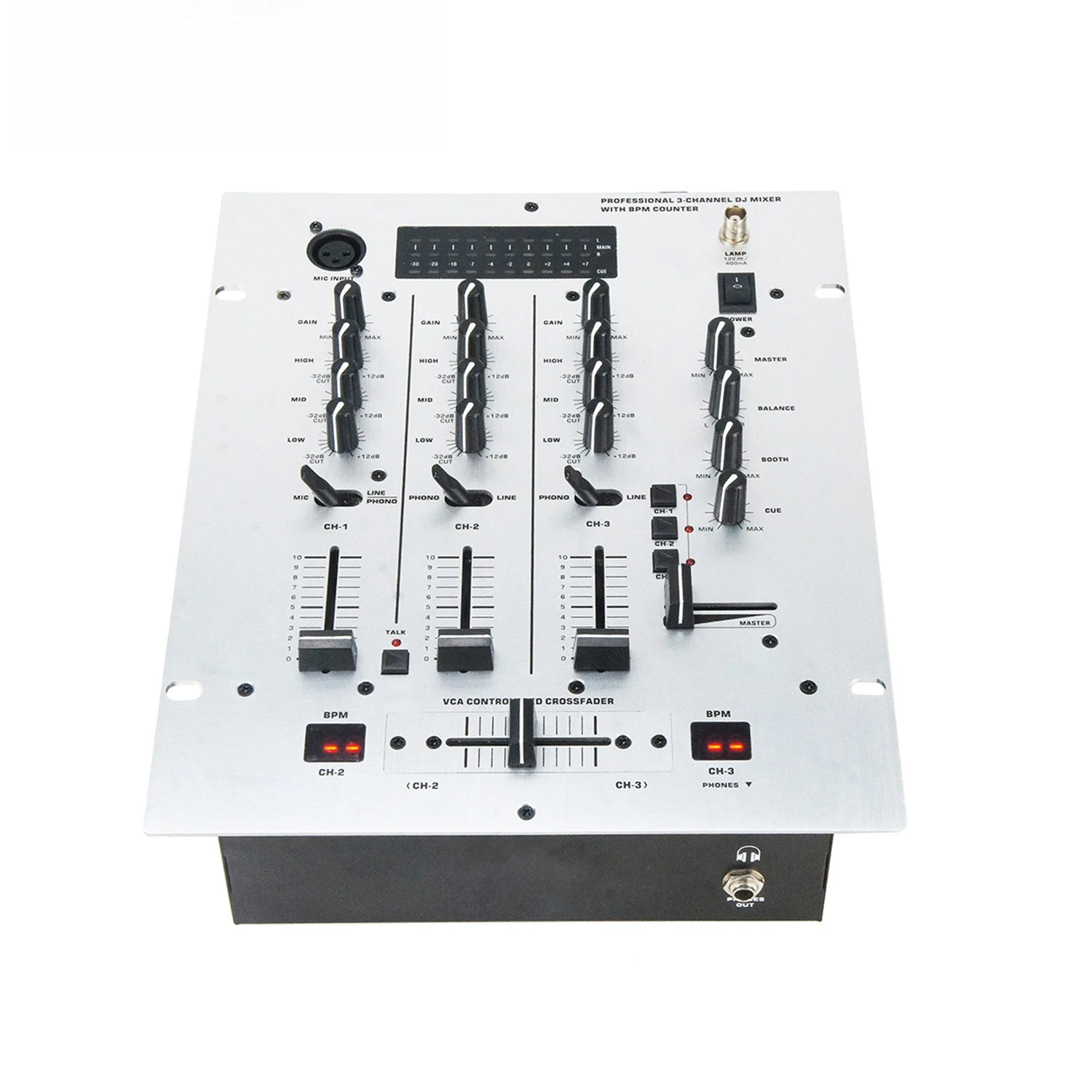 4-Channel DJ Mixer, Profession - đánh giá và giá Audio Mixer 4 Channel