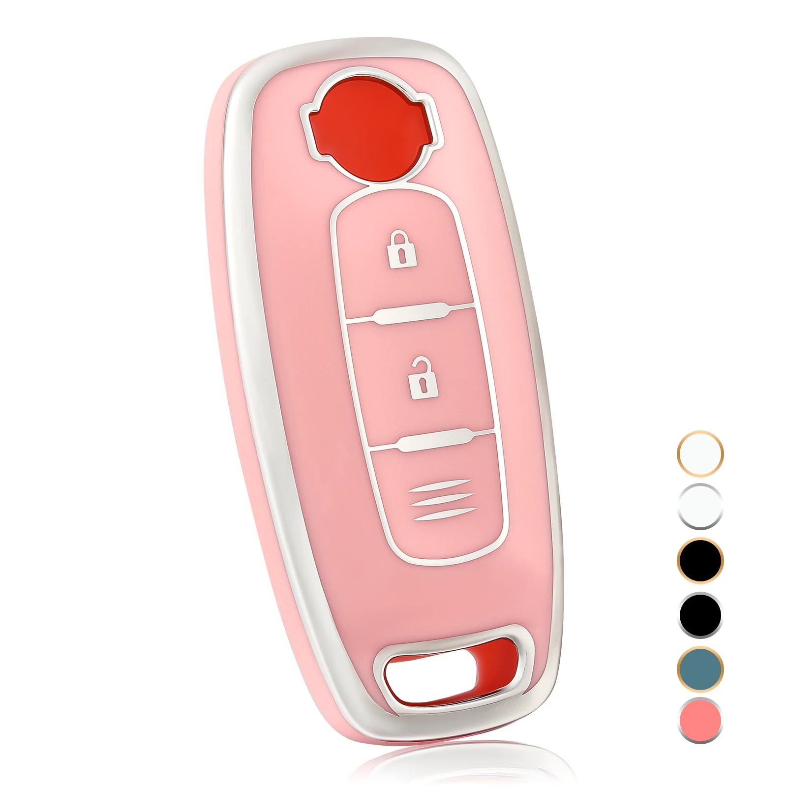 

3 Buttonskey Prtoective Case holder Cover for Nissan X-trail t33 Kicks Qashqai J12 Juke Teana Altima Ariya 2023 2024 Remote