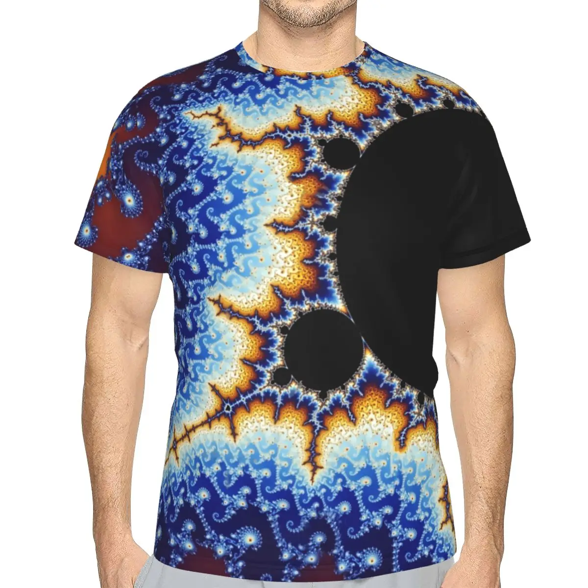 Satellite Antenna Mandelbrot Set Casual Polyester TShirt Creative Comfortable Thin T Shirt Male Unique