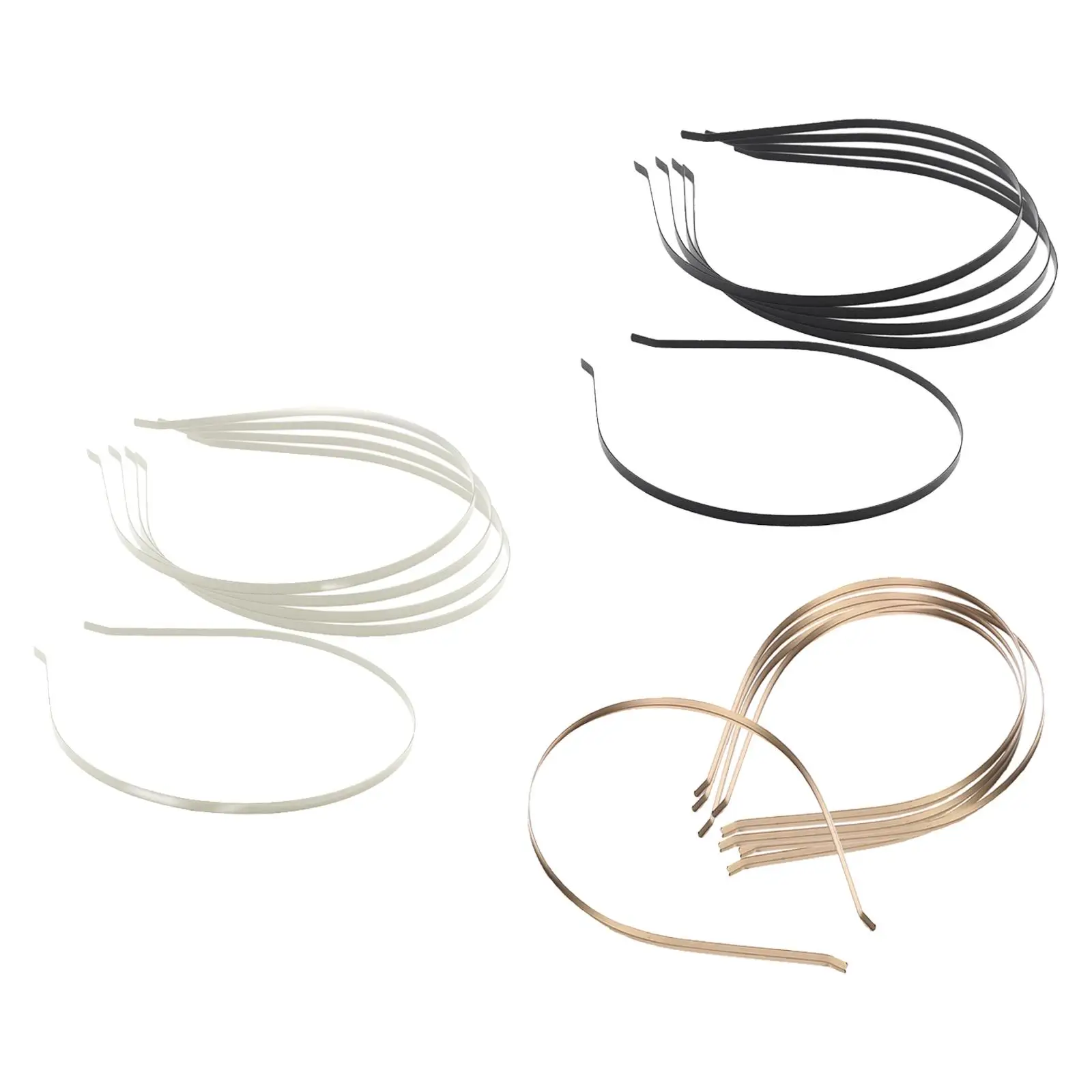 5szt 5mm ze stali nierdzewnej Hairbands Cabochon baza handigraf pusta ramka dla dzieci