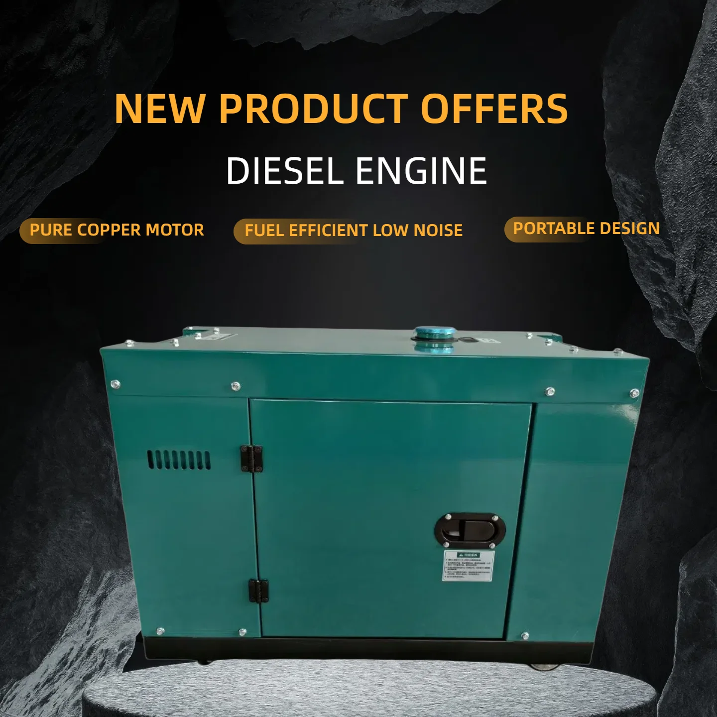 Camping Electricity Deisel Generator Noiseless Quiet  Lightweight Factory Direct Sales Power Generator for Home Ready-to-use