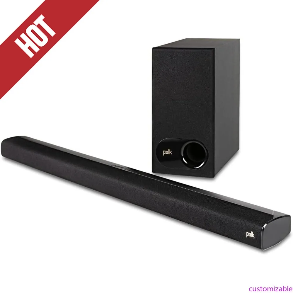 Signa S2 Sound Bar & Wireless Subwoofer – Exclusive VoiceAdjust Technology, Ultra-Slim Design, Works With 4K