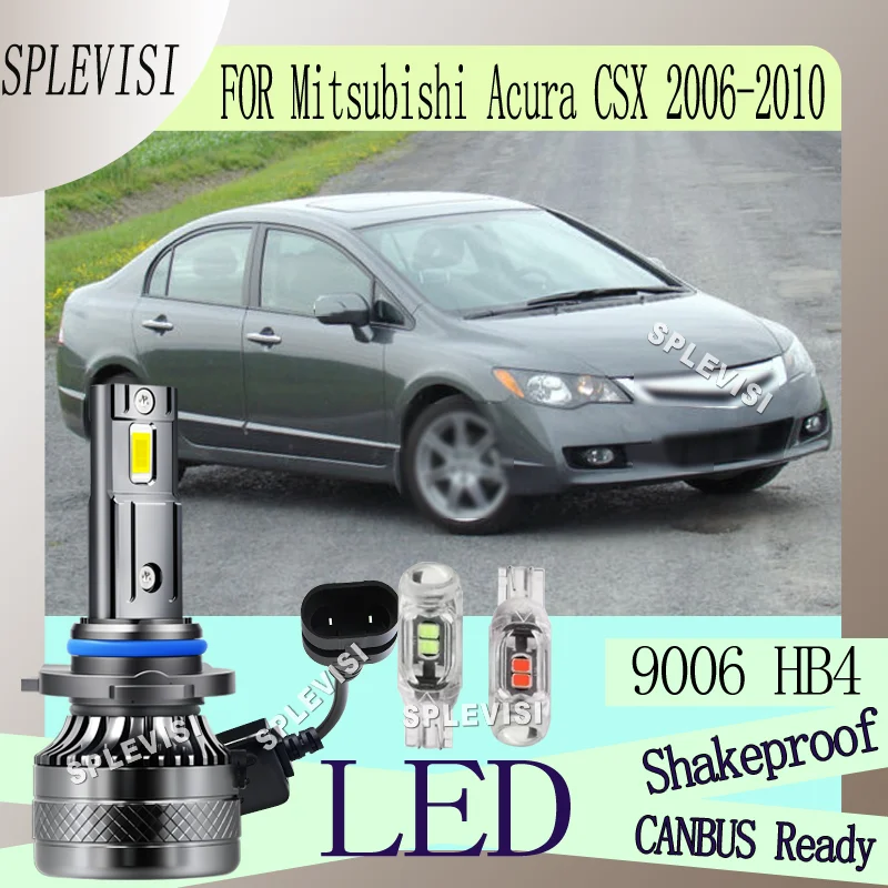 

9006 HB4 Simple Installation LED CANBUS Ready Low Beam For Mitsubishi Lancer 2008-2013 Outlander 2007-2013 Acura CSX 2006-2010
