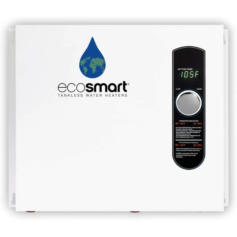 

Ecosmart ECO 36 36kw 240V Electric Tankless Water Heater, White