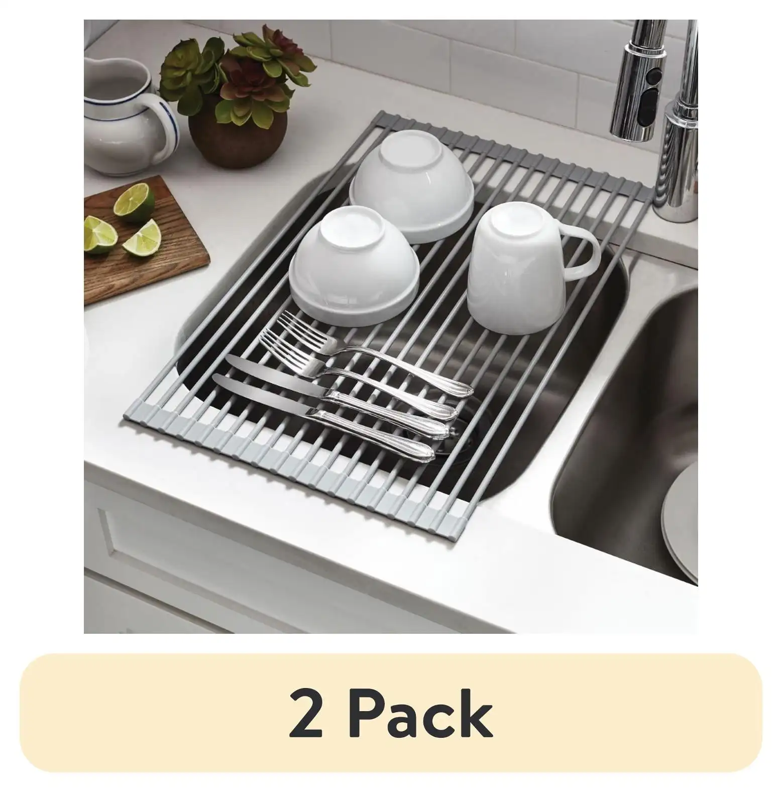 

Roll Up Dish Drying Mat, Dry dishes or drain fruits and vegetables,Rolls up for easy storage