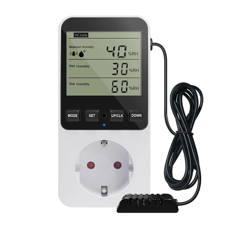 M11K-Humidity Controller, Temperature Controller Socket 230 V, Temperature Switch, Socket Thermostat Switch EU Plug