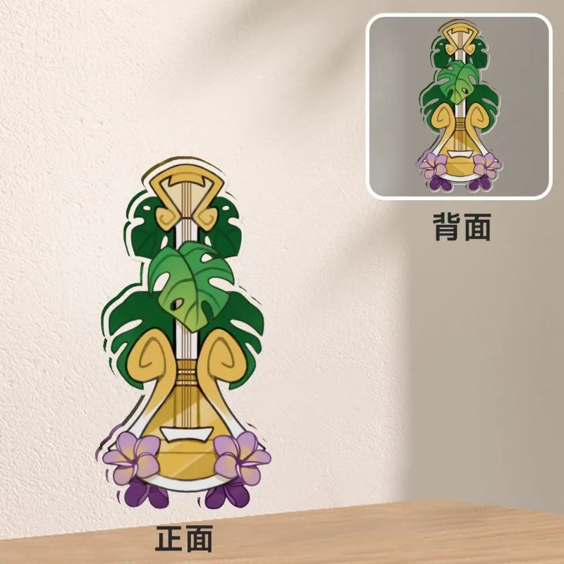 

Helluva Boss Anime Figures Stand Model Plate Acrylic Keychain Bags Pendant Plate Desk Decor Standing Friends Gift for Fans Cos