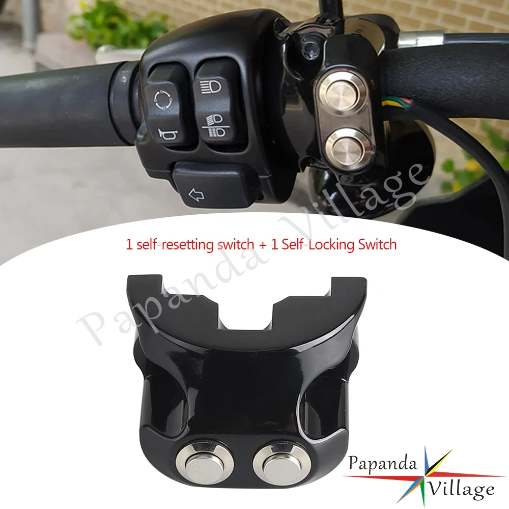 25mm Motorcycle Handlebar Power Switch For Harley Street Fat Bob FXD FLD V-Rod Sportster AERO AERO-A Air Ride Suspension Control