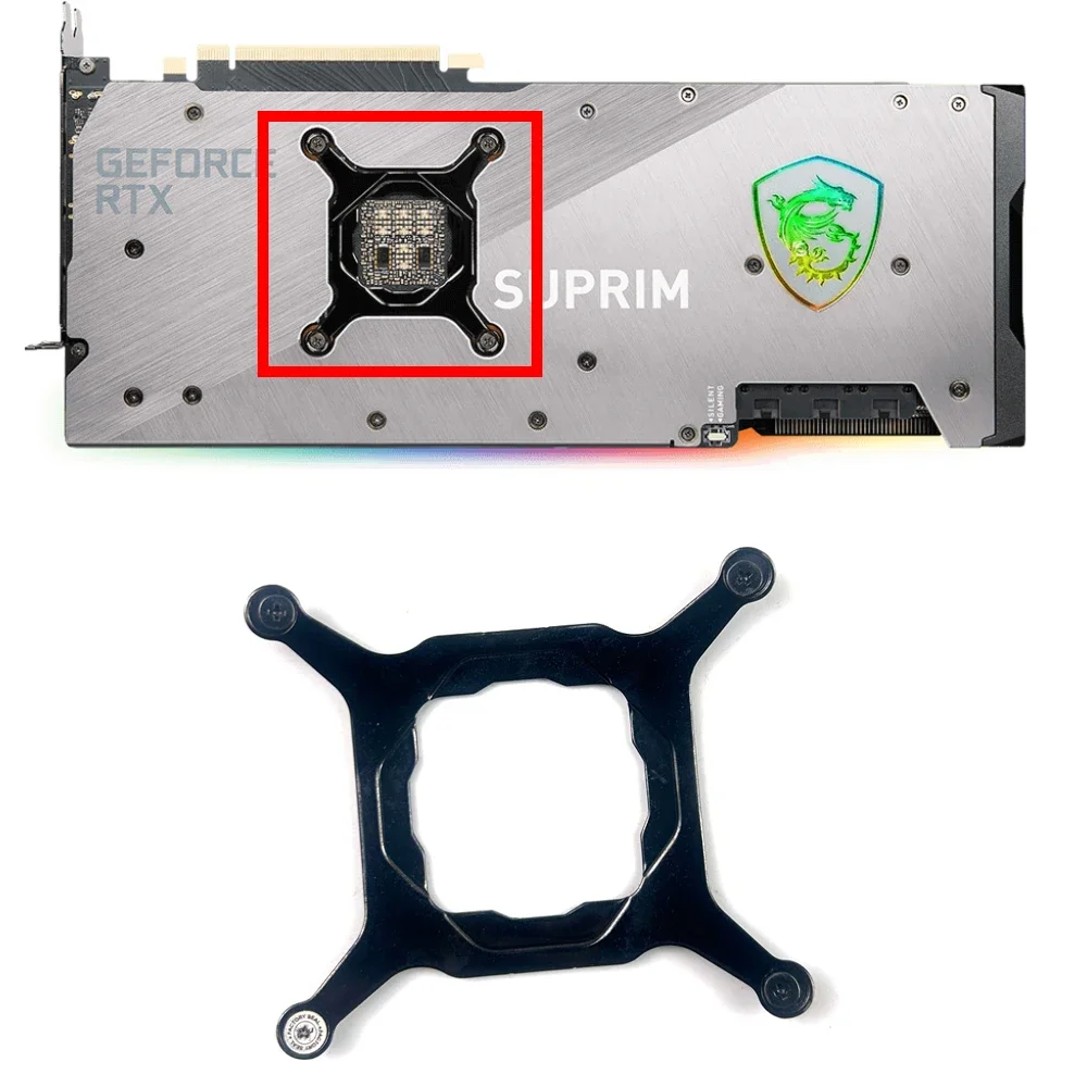 Cooling for MSI RTX3060 3070 3080 3090 SUPRIM 8G CPU LHR Mounting Bracket Graphics Card Core Bracket