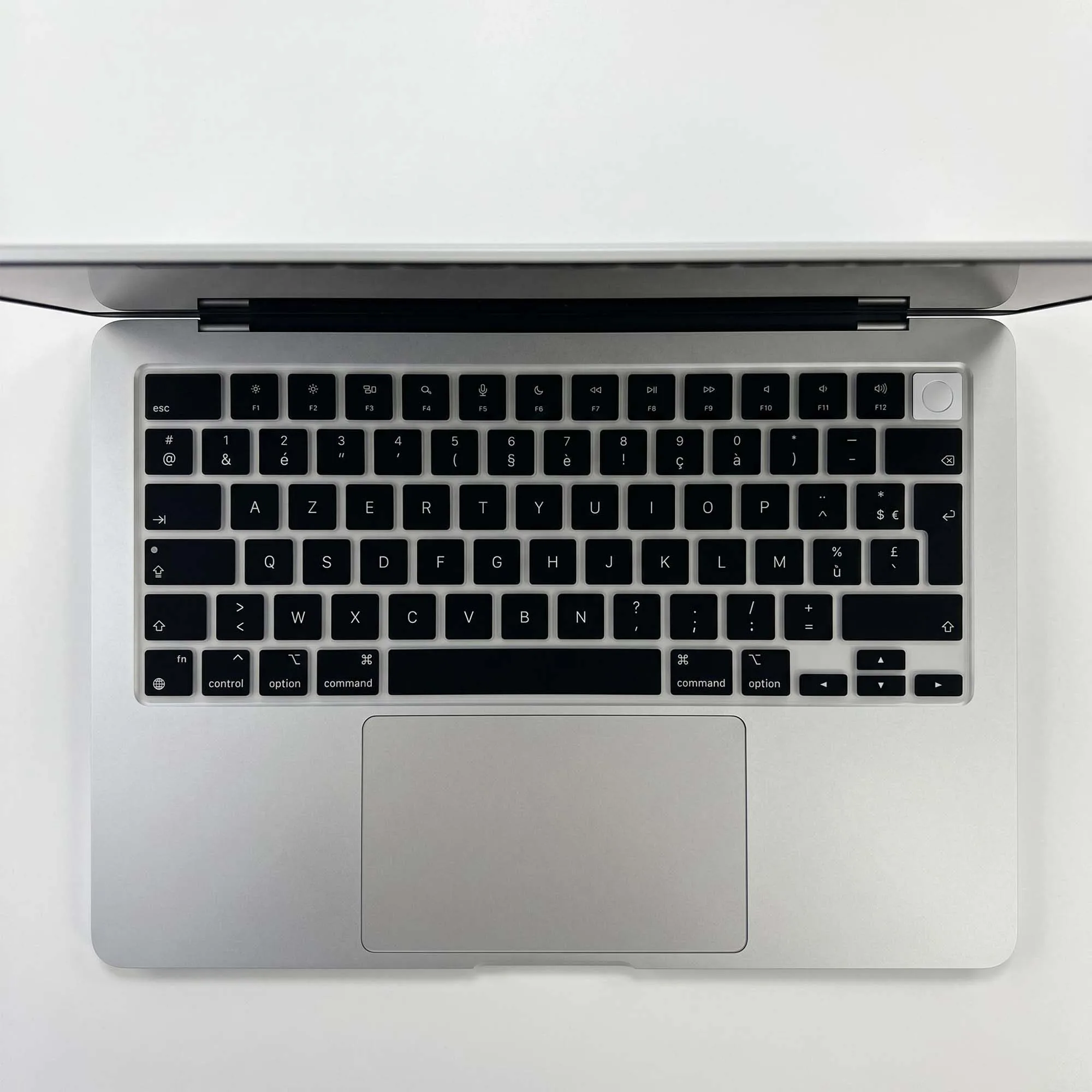 French Language Keyboard Skin for MacBook Neo 13 Inch with Touch ID A18 ProA3404 UK Key Silicone Keyboard Protector Waterproof