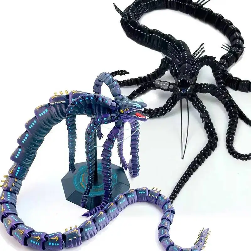 Figura de acción articulada de Leviatán de Subnautica 2, modelo de monstruo comilón de mar, juguete coleccionable de impresión 3D