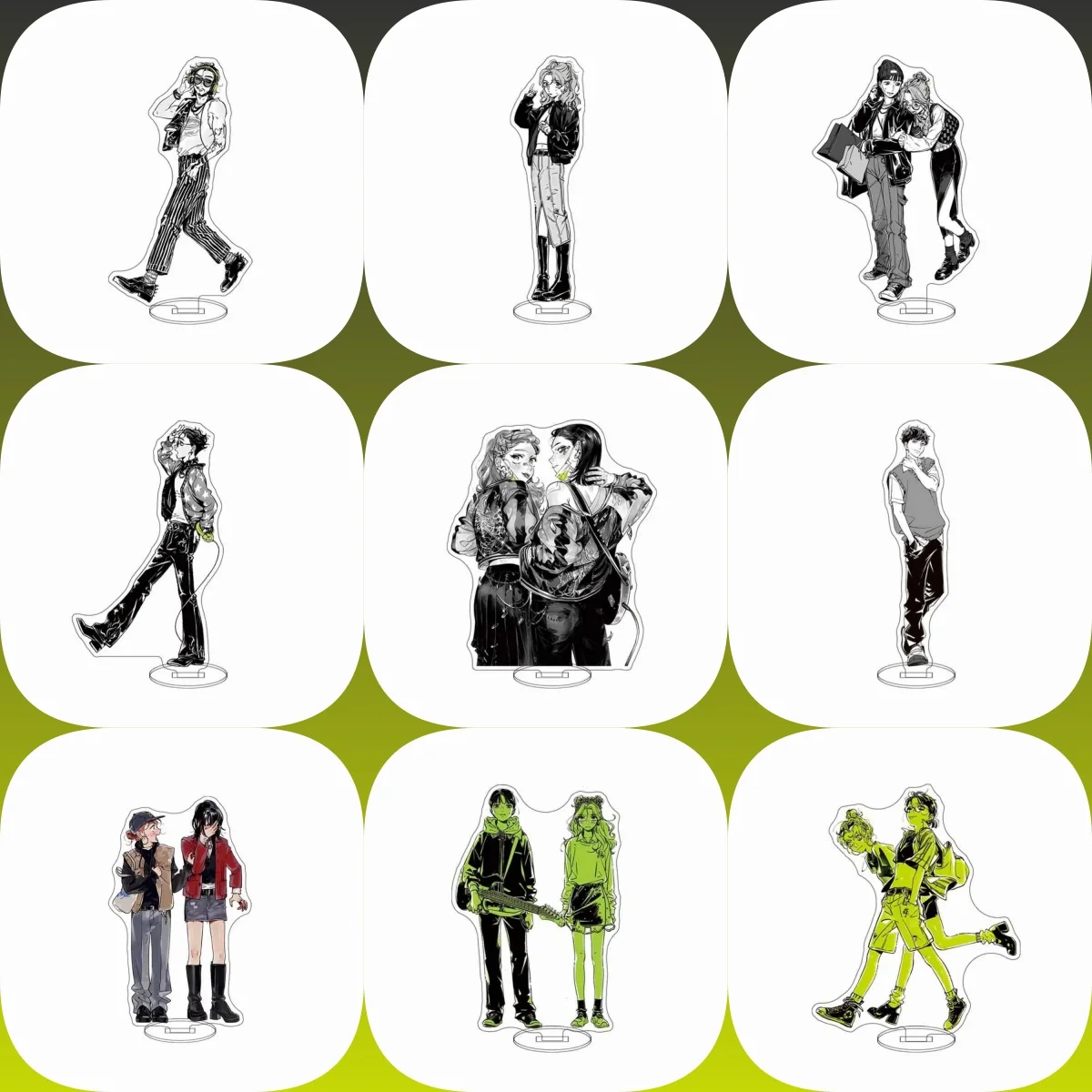 15CM fiction She Wasnt A Guy Ozawa Aya Acrylic Stand Model Cosplay Characters Ornament Accessories Collection Christmas Gifts