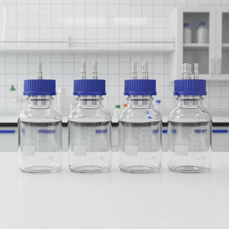 GL45 Fermentation Tank Feed Cap High Temperature Resistant Stainless Steel Sealing Cover for Lab Biological Fermentation view 2