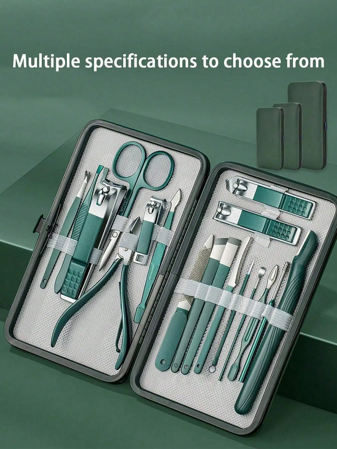 

Manicure Set Professional Nail Clippers Kit Pedicure Care Tools- Stainless Steel Women Grooming Kit For Travel Or Home