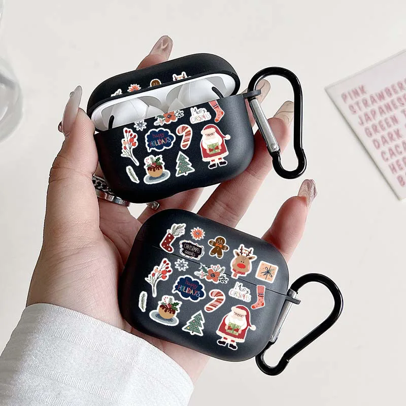 

Christmas Elk Santa Claus Pattern Headphone Case for Airpods Pro2 and Pro for Airpods 1or2 3 4 Earphone Cover Gift for Family