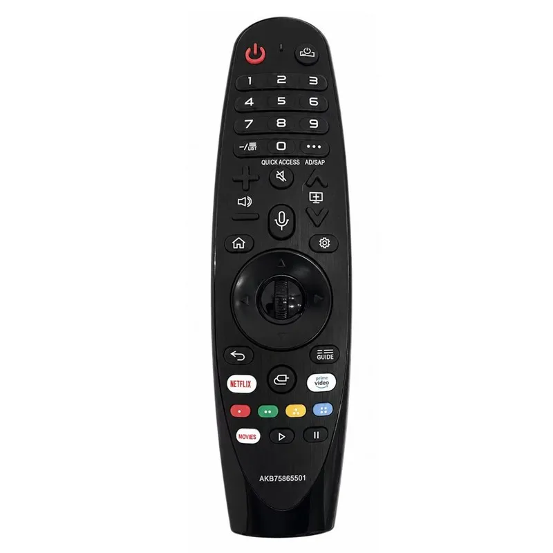 Control remoto de repuesto AKB75855501 MR20GA compatible con televisores Lg 4K OLED LCD UHD (compatible con función de voz y función de puntero)