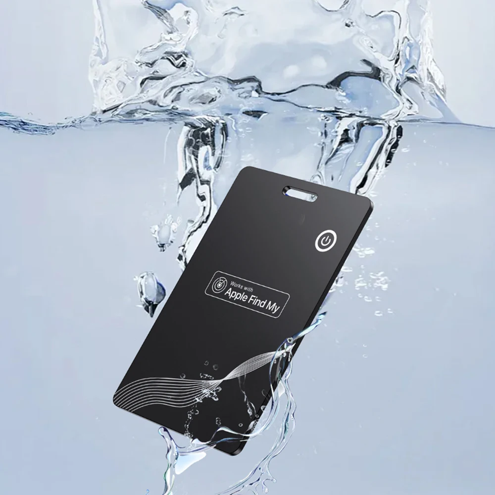 Wallet Bluetooth Tracker Global Locator รายการแท็กอัจฉริยะป้องกันการสูญหายการชาร์จแบบไร้สายต้องใช้กับ Find My ios