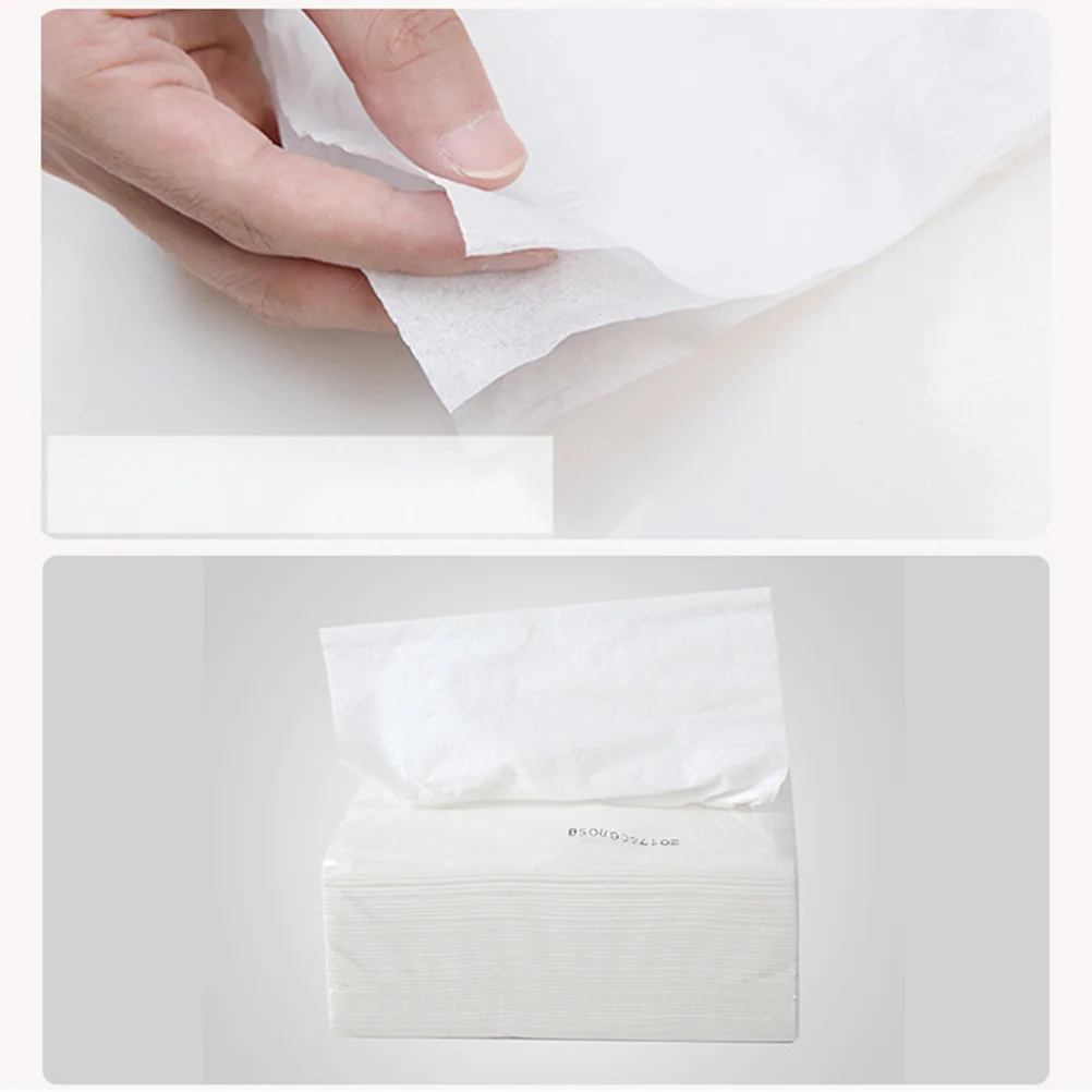 9 confezioni di carta velina in pasta di legno naturale morbida 80 fogli per confezione per la carta per estrazione per uso pubblico, ristorante, bar, casa, hotel