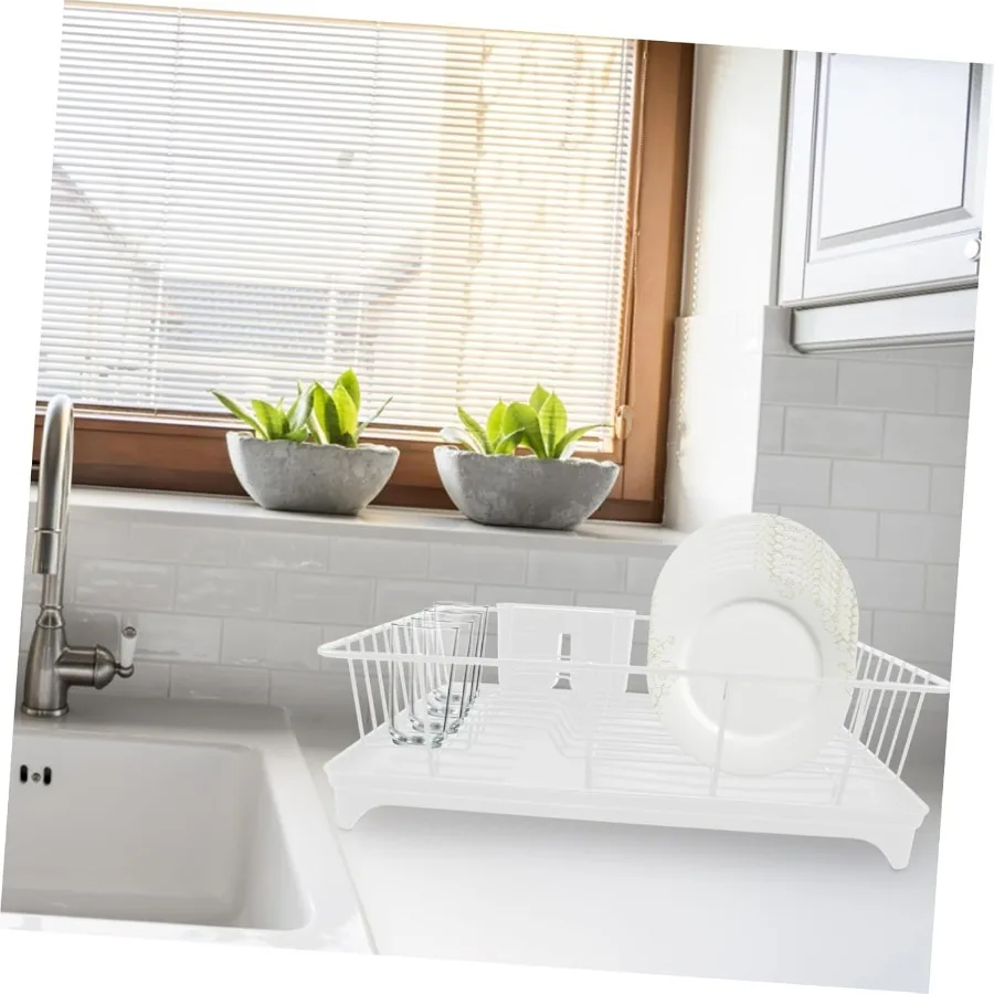 Stendino per piatti per lavello da bancone da cucina, portautensili per lavello da cucina
