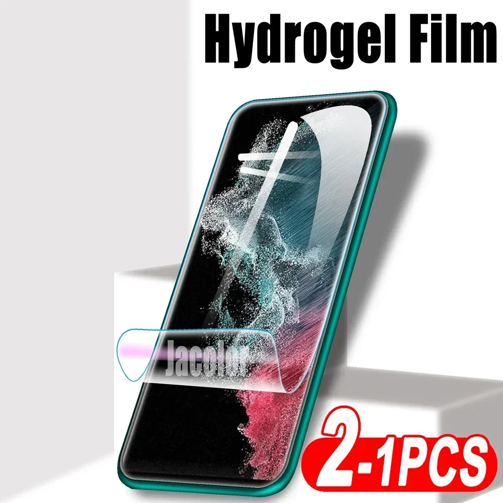 

1-2PCS Soft Hydrogel Film For Samsung Galaxy S21 FE S22 Ultra Plus 5G A72 A52s A52 4G S22Ultra Screen Protector Front Not Glass