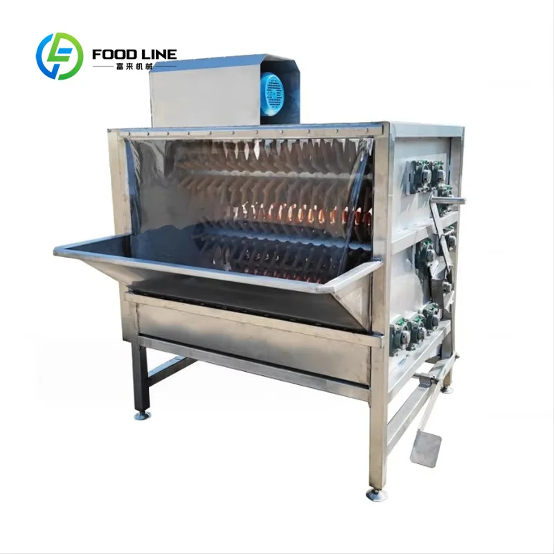 Customized Large Capacity Chicken Plucker Slaughter Equipment Feather Scalding And Plucking Machine Processing Production Line
