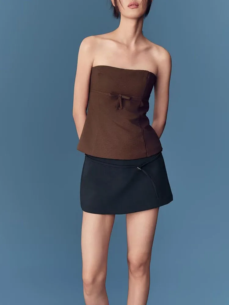 

Модный сладкий сексуальный пояс на молнии, украшенная юбкой со средней талией, брюки, новая осенняя женская одежда 2025, этнический сценический костюм