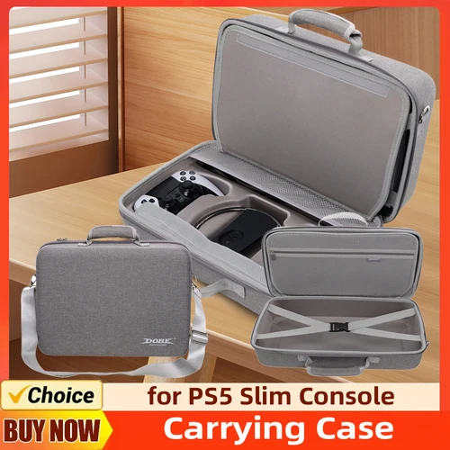Estuche protector de transporte, bolsa de almacenamiento para mandos de consola PS5 Slim y otros para Playstation 5 Slim