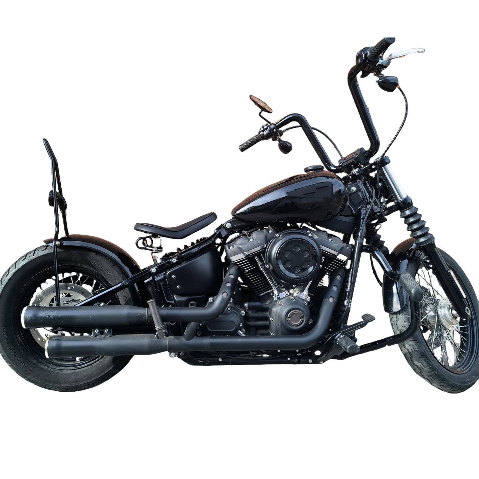 For Harley Davidson Softail Street Bob fxbb 2019 -2024 Motorcycle Rear Wheel Splasher Fender Mud Guard Mudguard With Bracket Kit