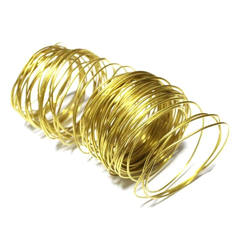 Brass Round Wire Half Hard 0.3 0.4 0.5 0.6 0.7 0.8 0.9 1 1.5 2 2.5 3 3.5 4 4.5 5 6mm