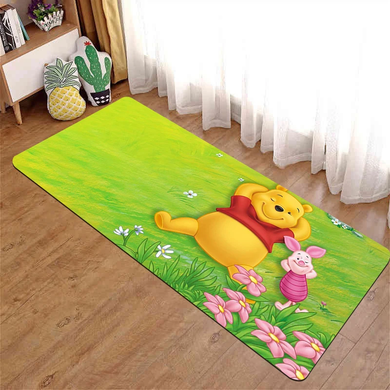 Winnie the Pooh Kitchen Mat Entrance Floor Mats Kawaii Doormat Carpet Living Room Bathroom Rug 40x60 Cute Bath Bedrooom Hallway