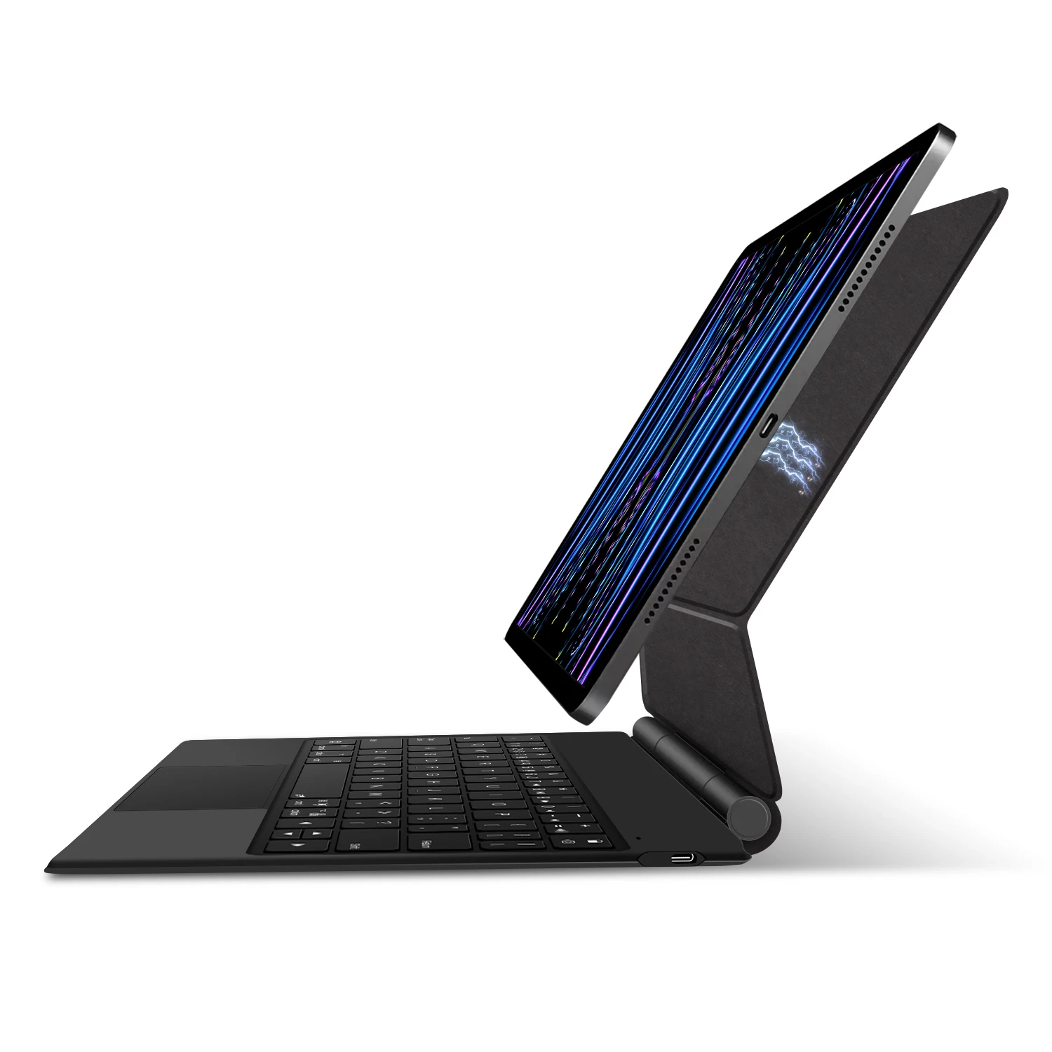 

Pogo Pin Magic Keyboard для iPad Pro 11 12,9 13 M3 M2 Air 5th 4th 6th Multi-touch Direct Connection Smart Cover Case Подсветка