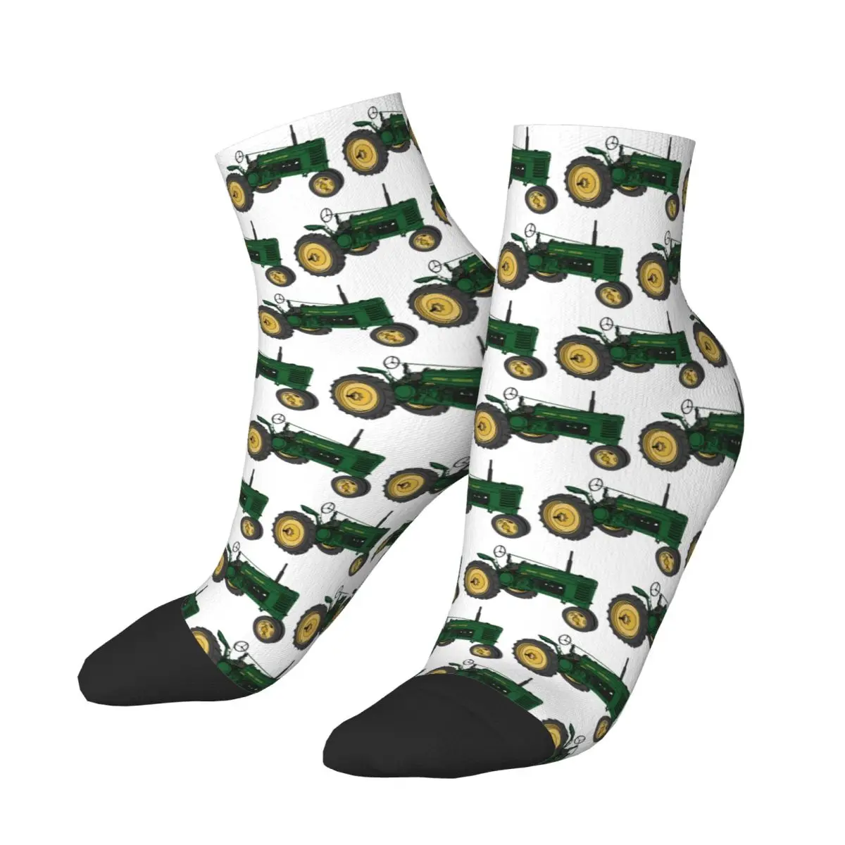 John Deere Styled Tractor And Quot Socks Harajuku Super Soft Stockings All Season Socks Accessories for Man's Woman's Gifts