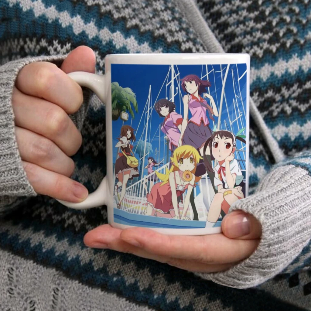 

Monogatari Classic Vintage Ceramic Mugs Coffee Cups Milk Tea Cup ins Oatmeal Breakfast Mug Drinkware Kitchen