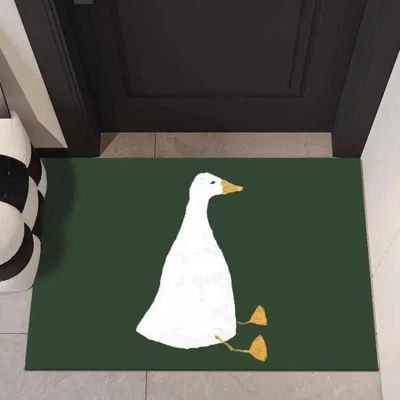 

Cute Animal Diatomaceous Earth Absorbent Floor Mats Bathroom Entry Mats And Toilet Carpets