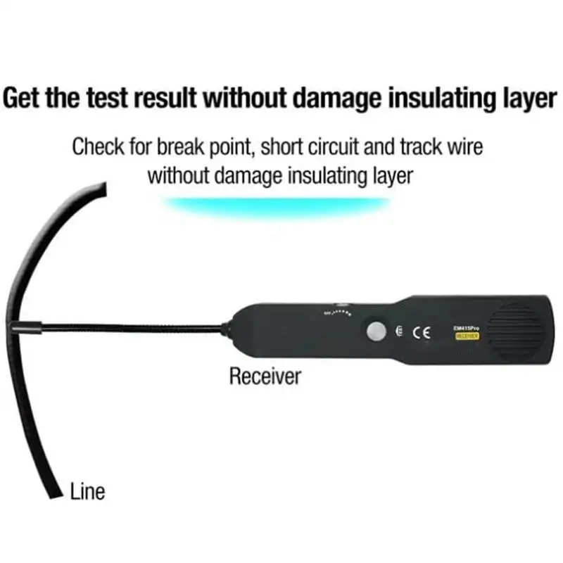 Rastreador de cabo automotivo, rastreador de circuito digital, ferramentas de diagnóstico automático, detector de curto fio, scanner de cabo elétrico para barco